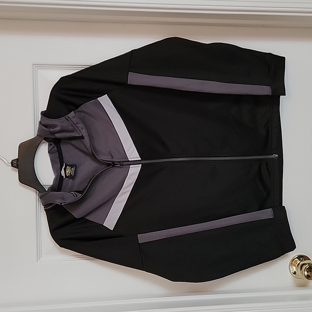 Discounted - Condition Good - Athletic Works Black & Gray Kids Jacket - Size XL
